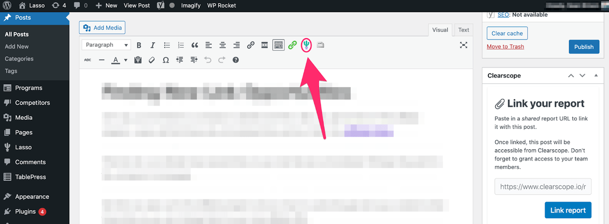 adding cactus icon at top menu bar in wordpress
