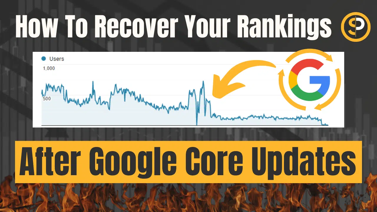 Featured image showing how to recover from a Google algorithm update