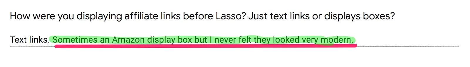 lasso case study example