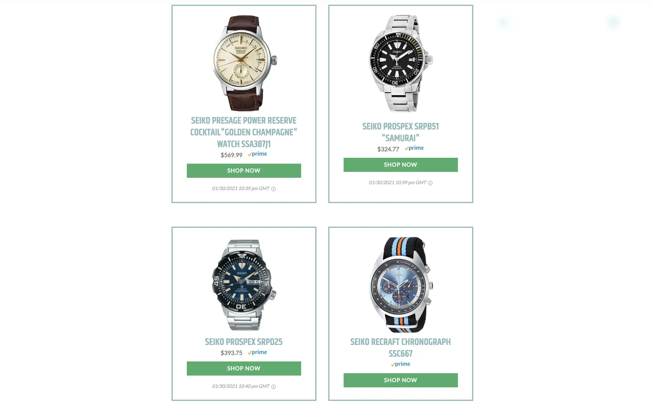 seiko grid watch display using lasso