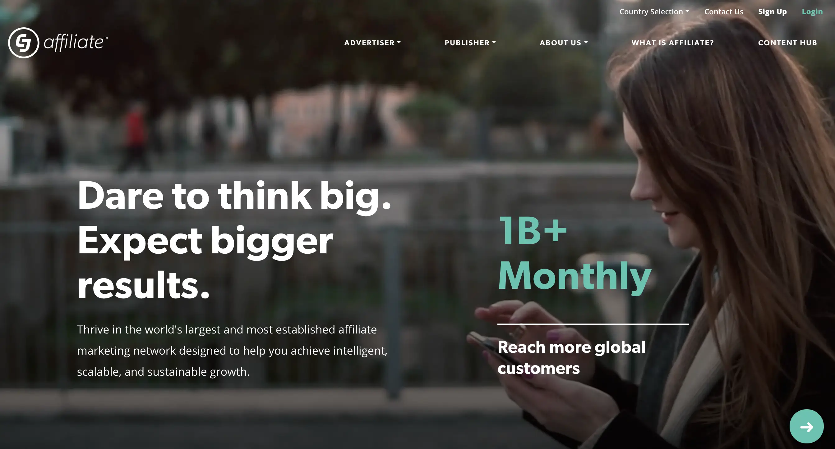 cj affiliate homepage