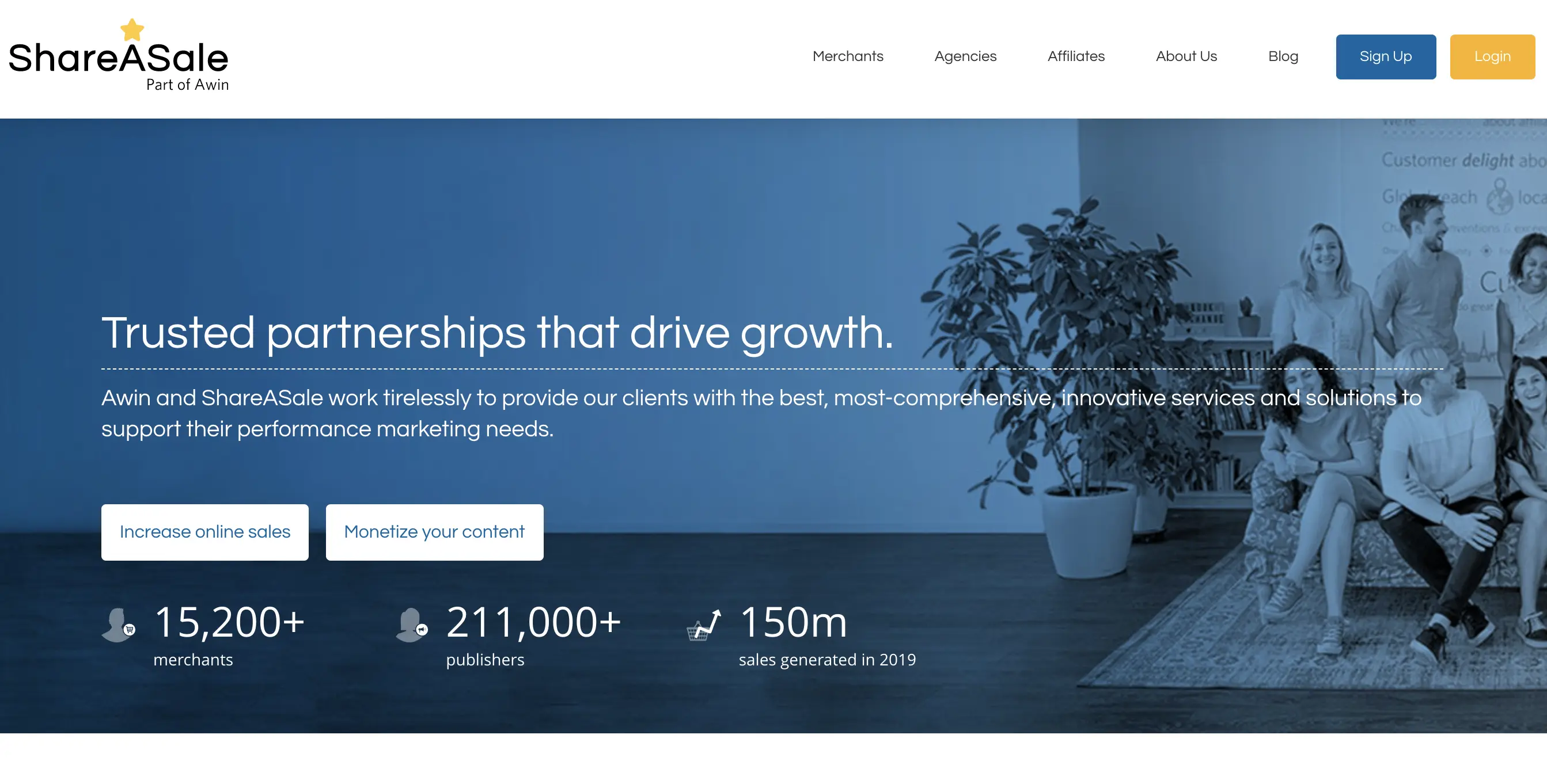 shareasale affiliate program homepage