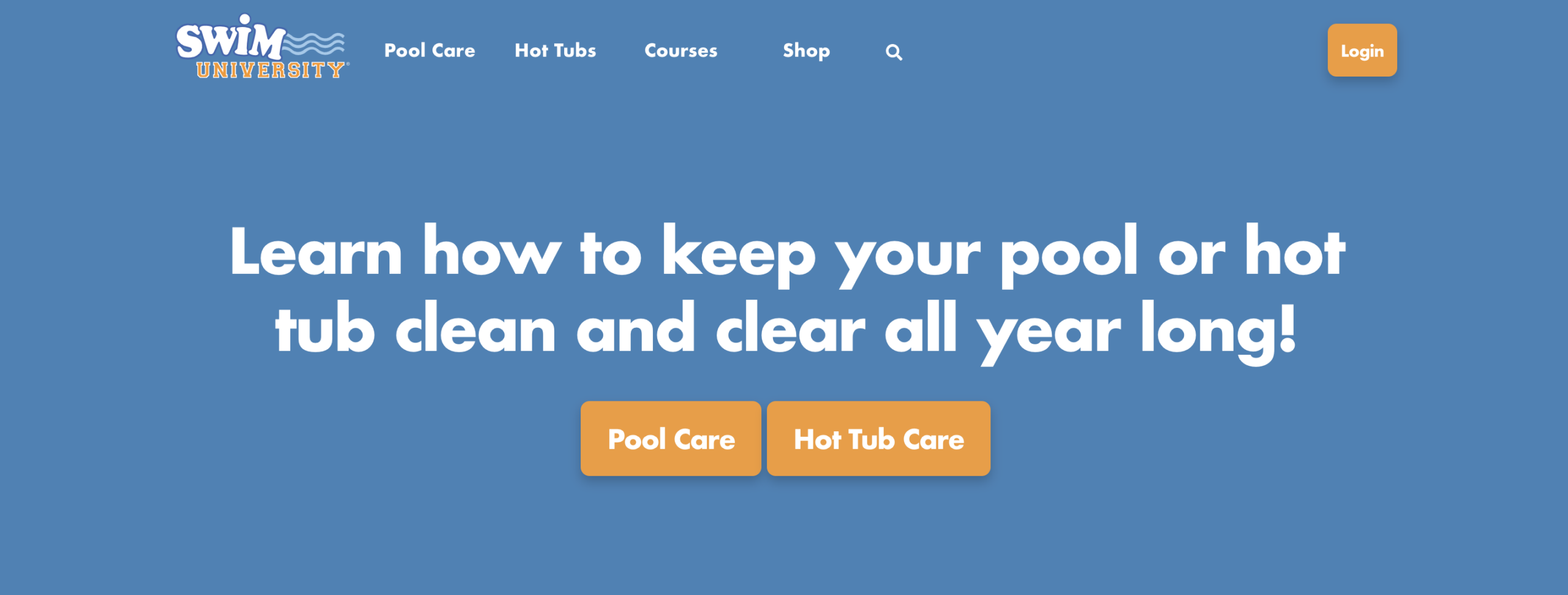 swim university as an amazon affiliate website example