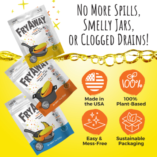 FryAway Waste Cooking Oil Solidifier