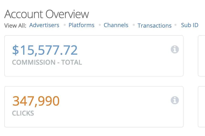 commission totals over $15,000