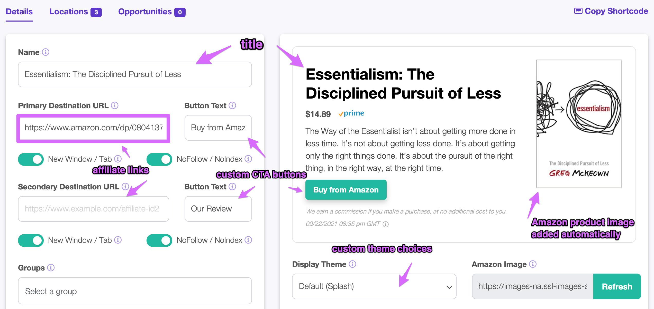essentialism link details page