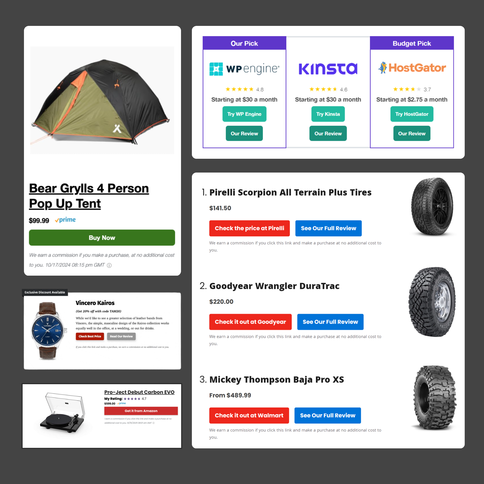 Higher Affiliate Commissions