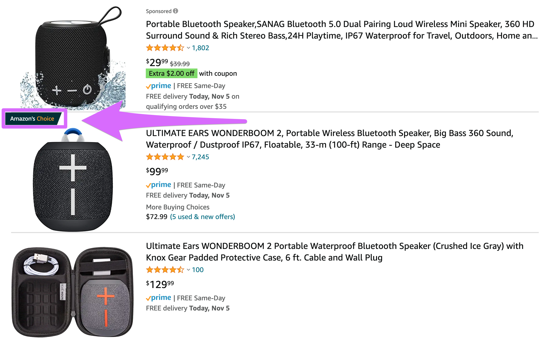 promote amazons choice products