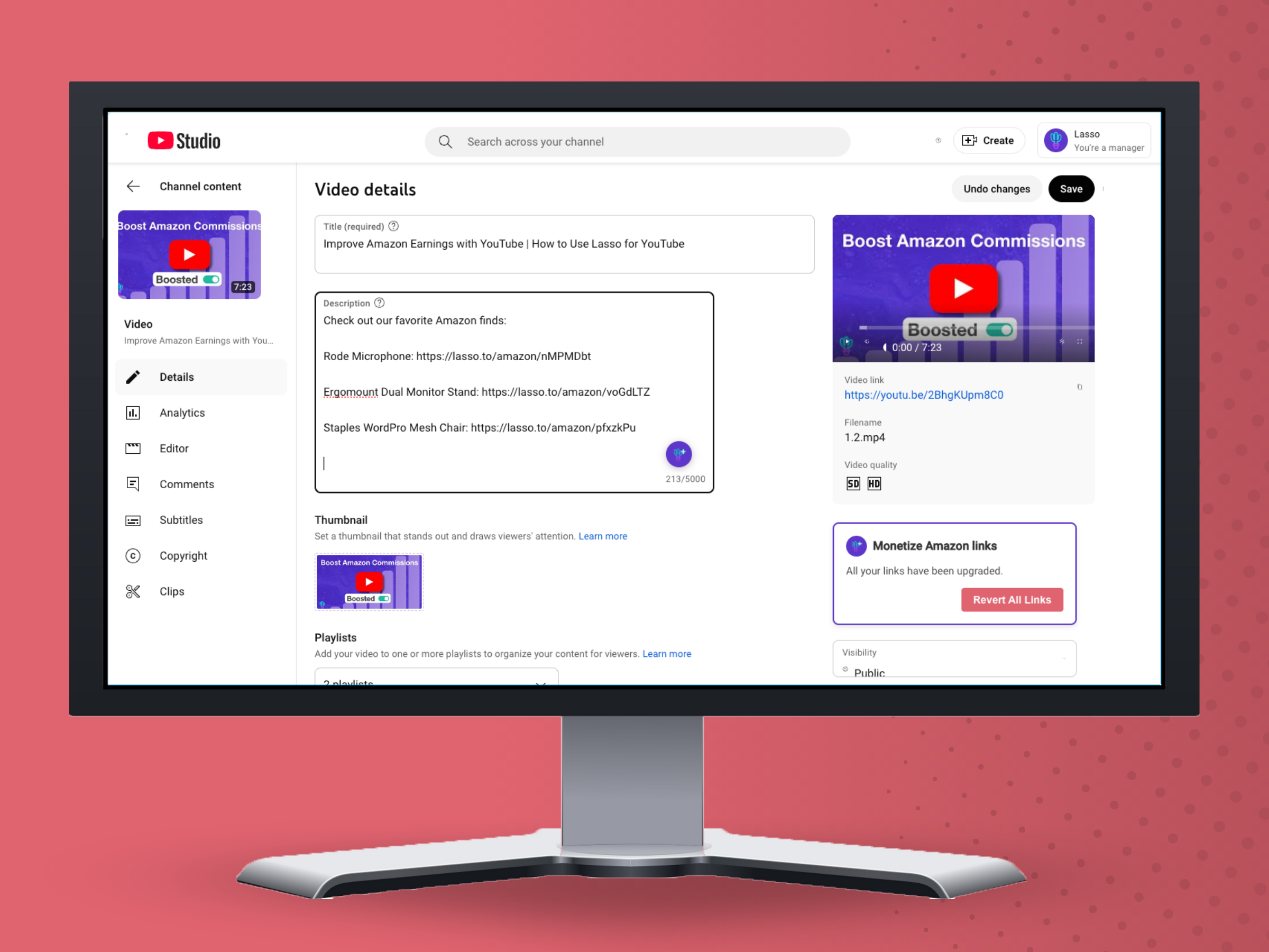 Earn More From Every Link On Your YouTube Channel