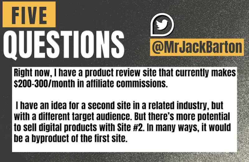 When is it best to diversify your niche site portfolio