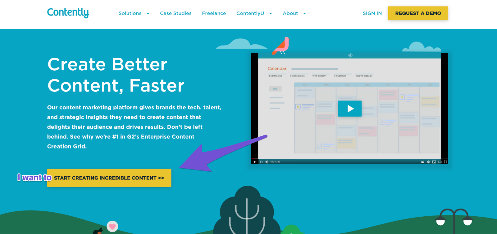 contently cta example