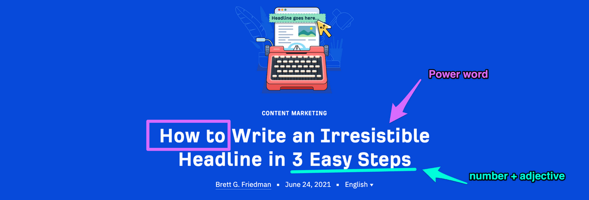 ahrefs headline example of a how to post