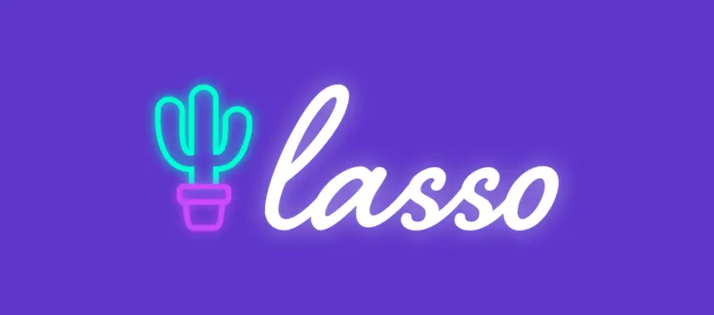 Lasso Logo With Wordmark