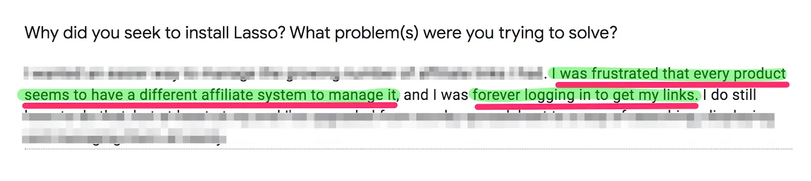 lasso case study question example