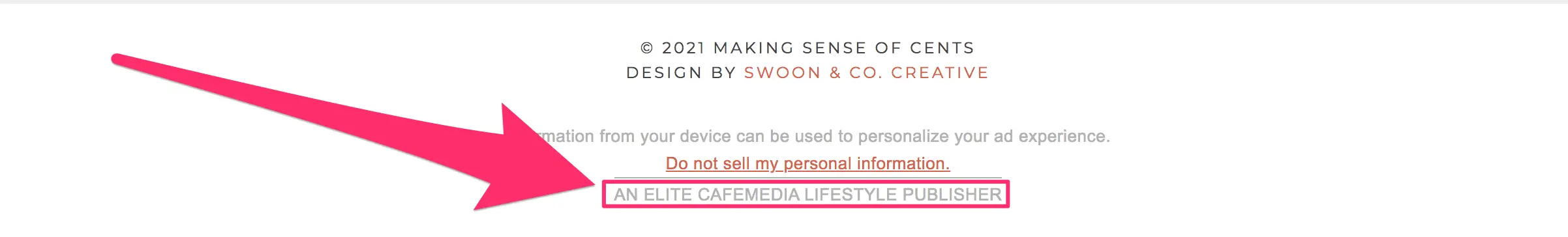 elite media cafe in footer means it uses adthrive