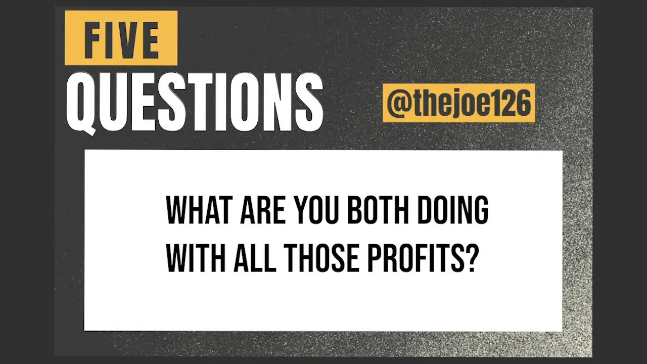 How do you spend your niche site profits?
