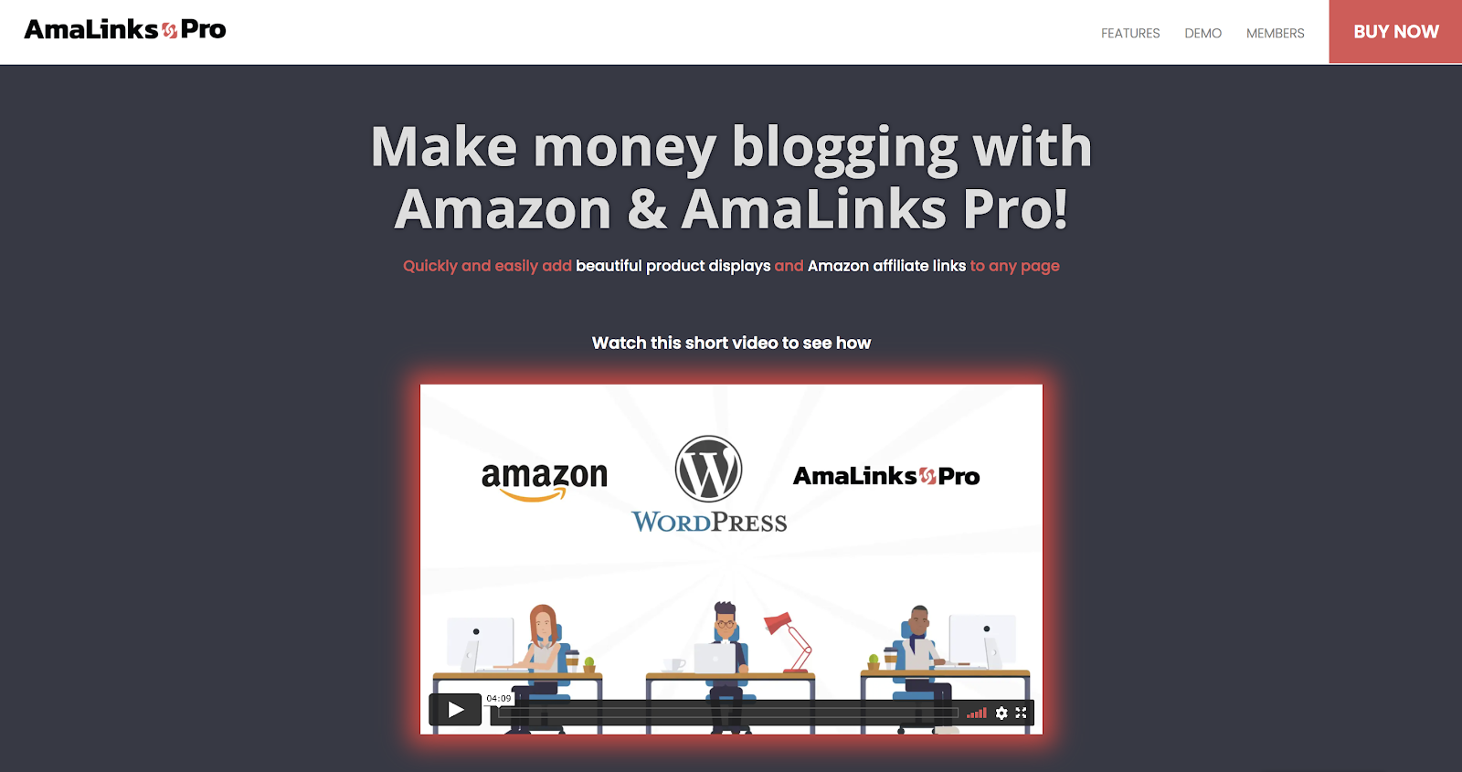 amalinks pro wordpress amazon affiliate plugin