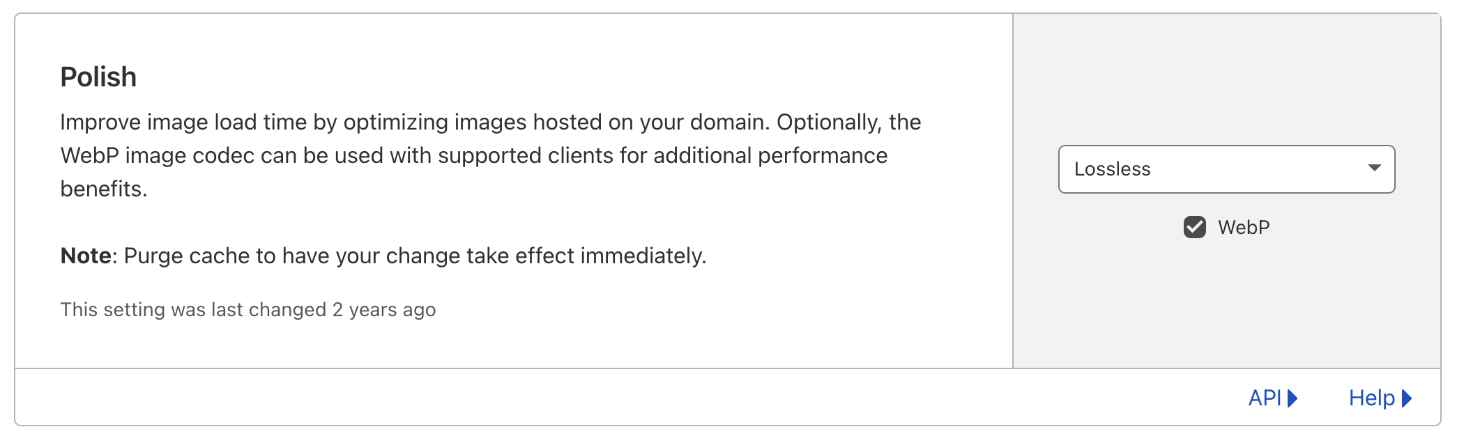 Enable polish for Cloudflare