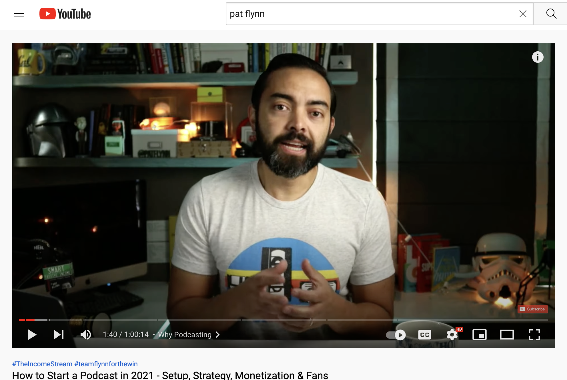 pat flynn on youtube how to start podcasting as affiliate content that converts