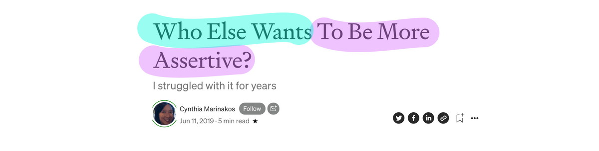 example using term who else wants