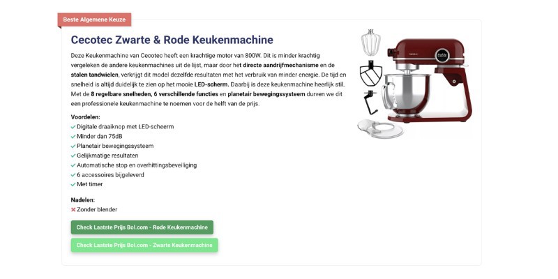 Good affiliate CRO used by Niels with the Lasso displays