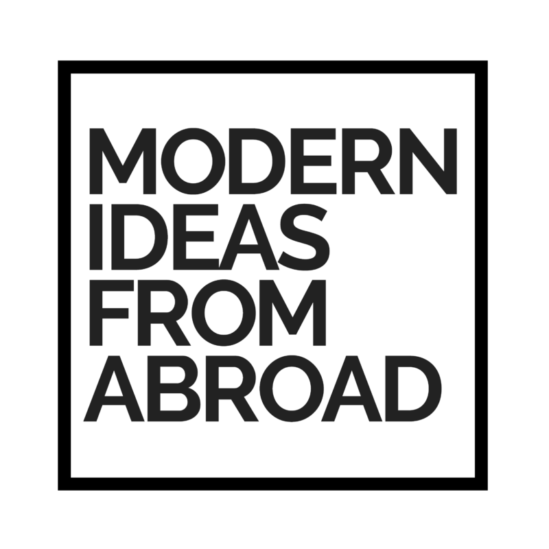 MODERN IDEAS FROM ABROAD