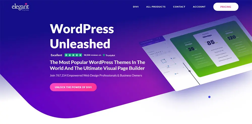 how much does it cost to start a blog elegant theme homepage