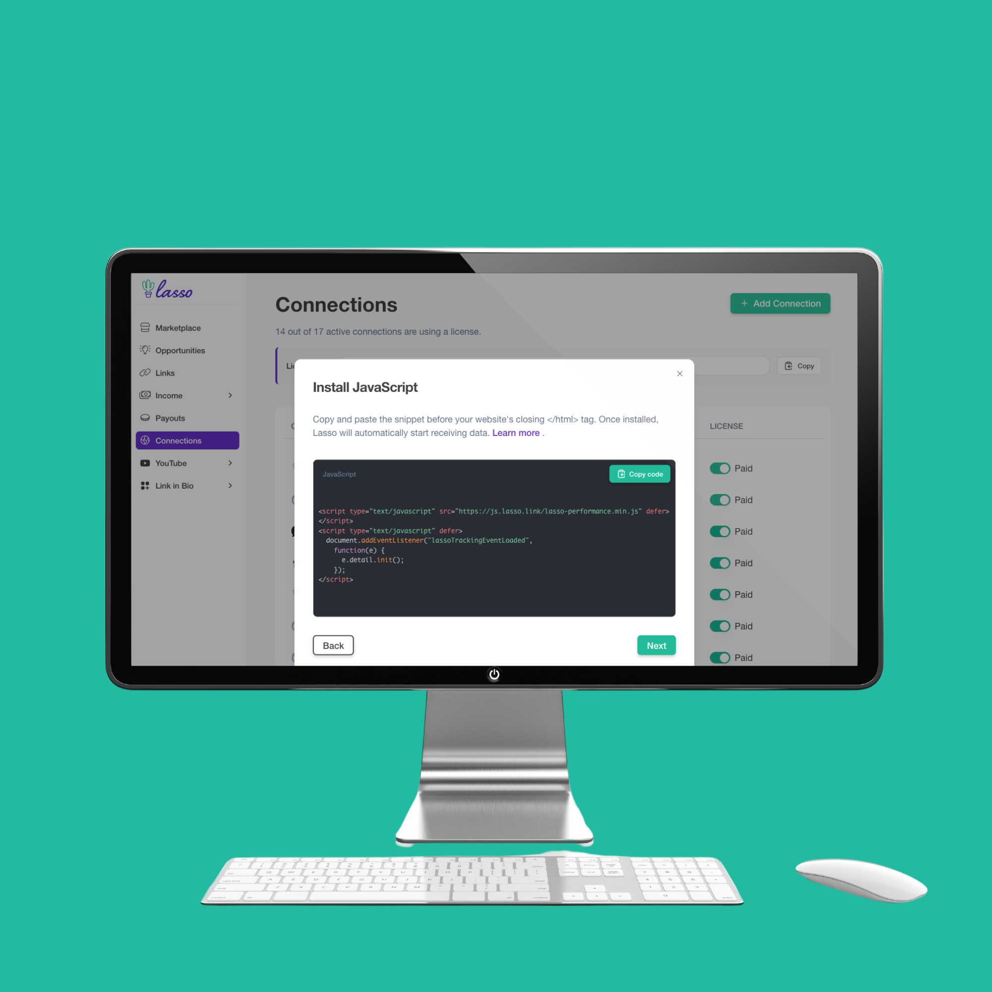 JavaScript with Lasso