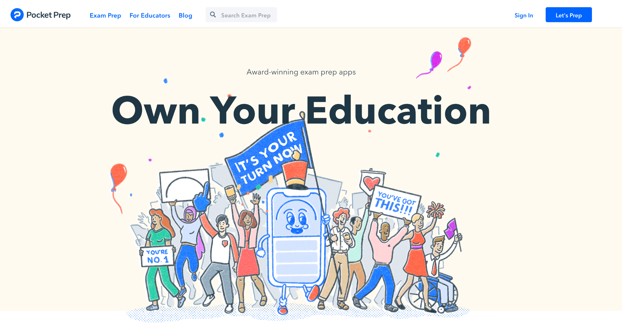 Pocket Prep affiliate program signup page